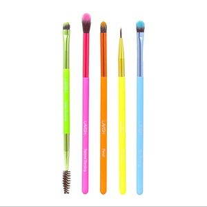 Lavish 5-Piece Neon Eye Brush Collection